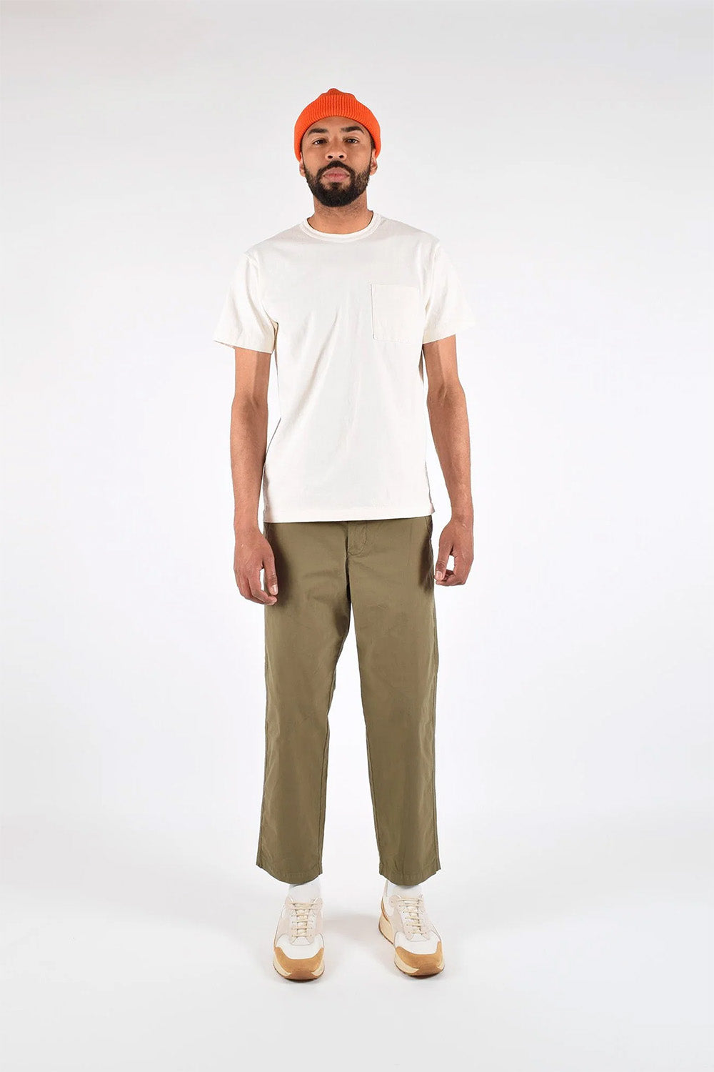 Dehen - Heavy Duty Pocket Tee - Natural - Front